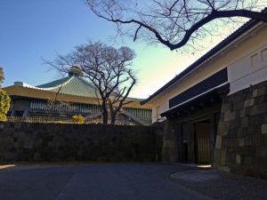日本武道館と田安門　