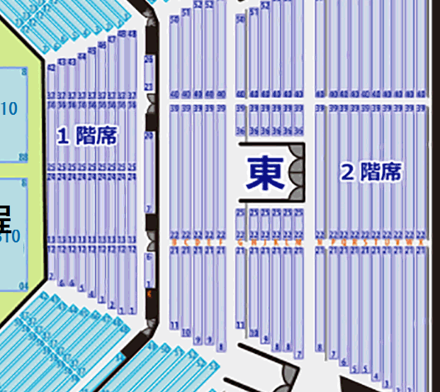 日本武道館のスタンド席の座席表と見え方