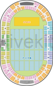 神戸ワールド記念ホール 座席表