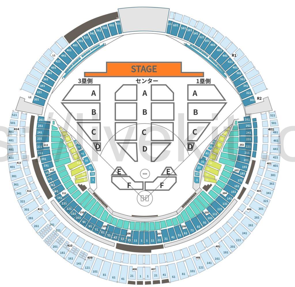 zozoマリンスタジアム 座席表